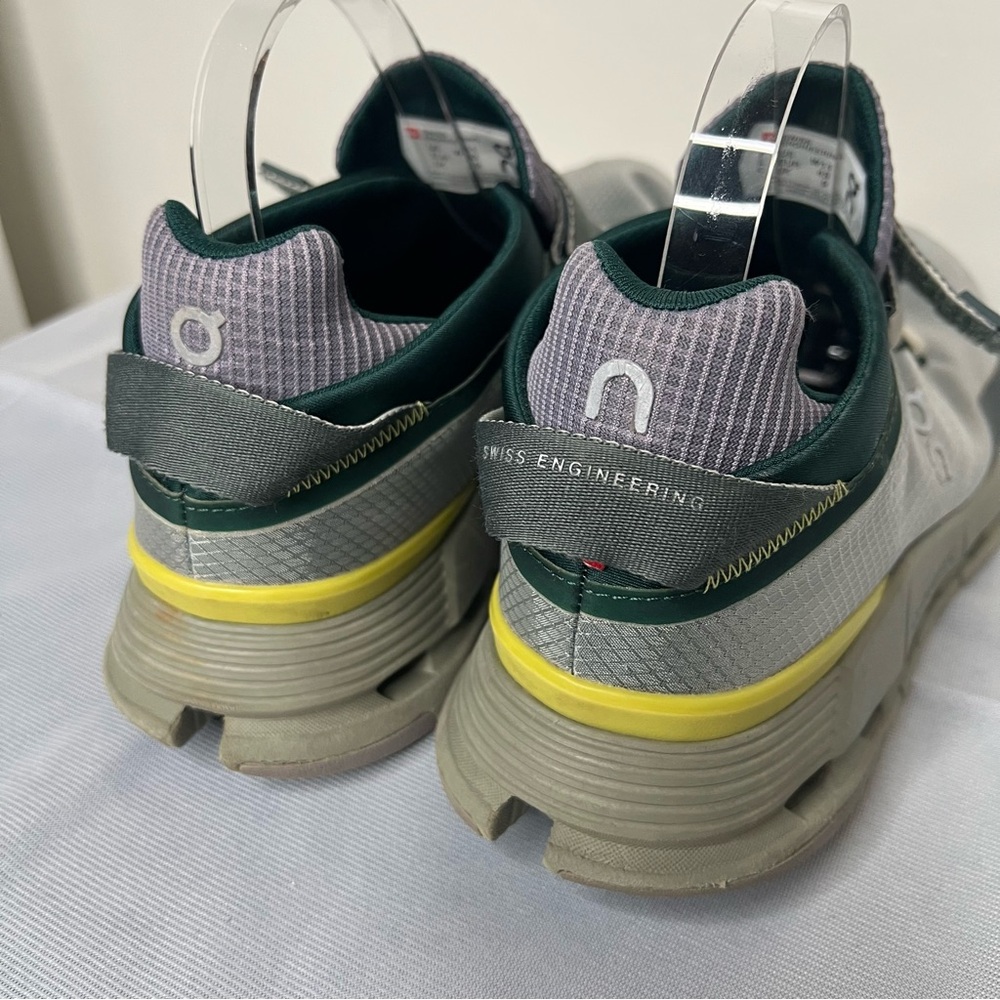 On Cloud Women’s Size 11 Tennis Shoes Cloud Nova Wrap Grey Lavender Sneaker Gym - Picture 7 of 11